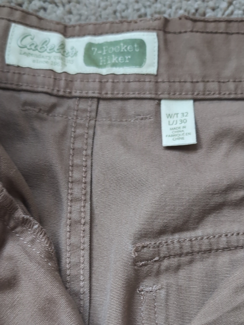 Cabela's 7-Pocket Hiker Pants — Brown